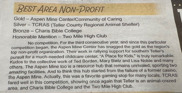 AMC Voted Best Area Non-profit