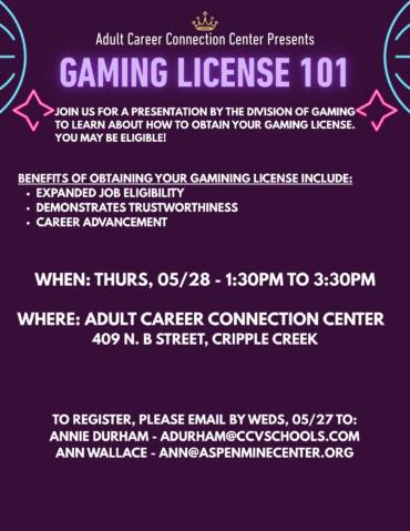 Gaming License 101 on 05/28/26