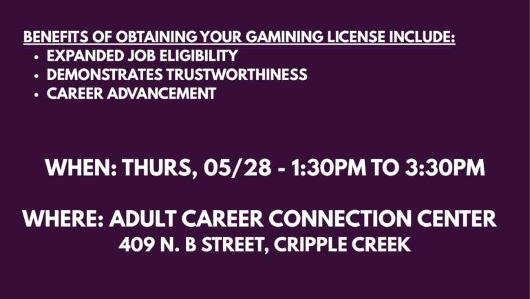 Gaming License 101 on 05/28/26