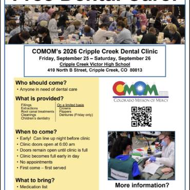 Free Dental Care Sept. 25-26